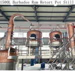 Boben 1500 Liters Rum Copper Pot Still