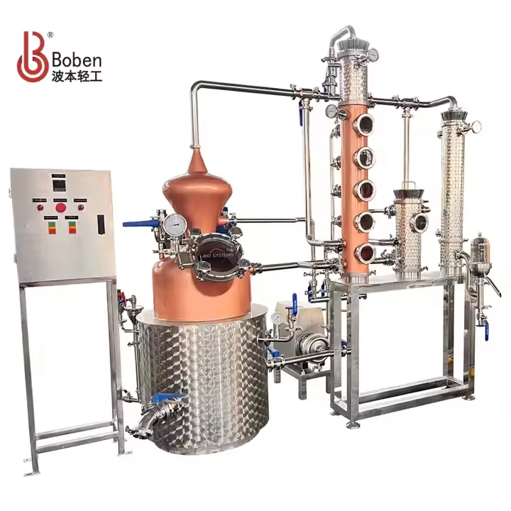 100L Copper Hybrid Still Pot + Column Distillery