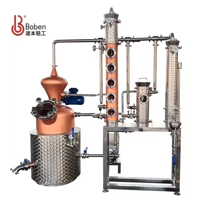 100L Copper Hybrid Still Pot + Column Distillery