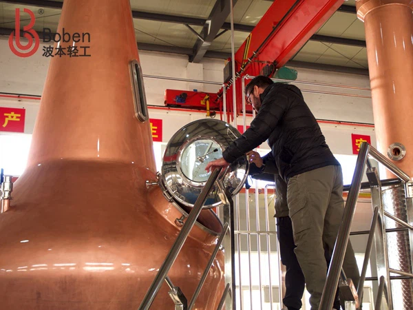 4000L Two Copper Pot Stills 4000L Two Copper Pot Stills