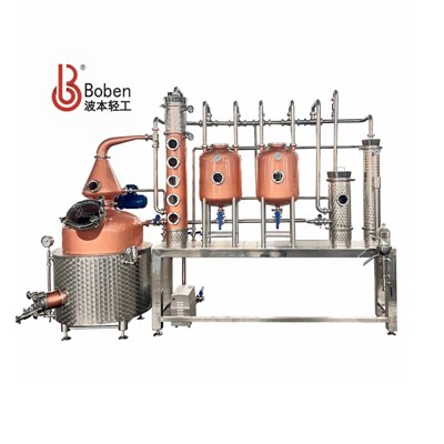 500ltr Double Retort Pot Still