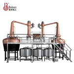 Single Malt Whisky Pot Still Copper Distilling Equipment